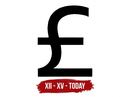 GBP Currency Logo History
