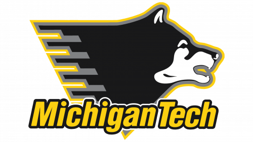 Michigan Tech Huskies Logo 2005