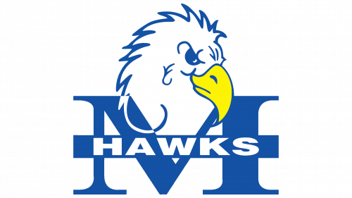 Monmouth Hawks Logo 1993