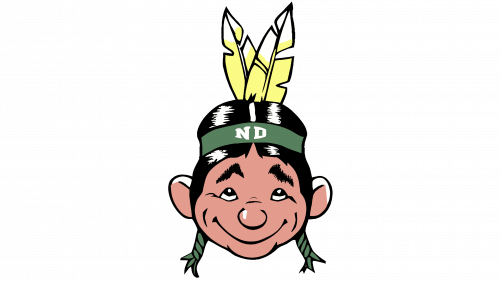 North Dakota Fighting Hawks Logo 1959