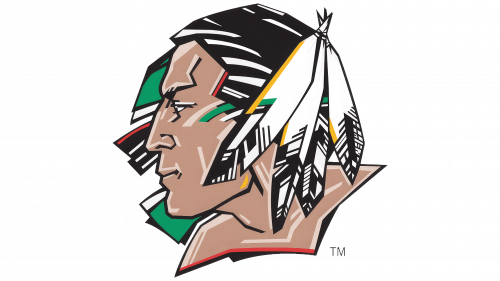 North Dakota Fighting Hawks Logo 2000