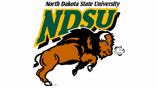 North Dakota State Bison Logo 1999
