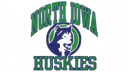 North Iowa Huskies Logo 1989