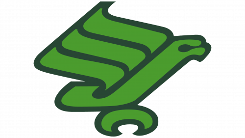 North Texas Mean Green Logo 1973