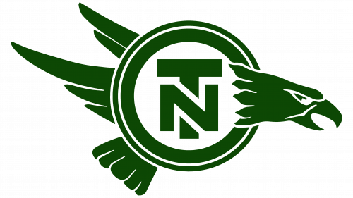 North Texas Mean Green Logo 1983