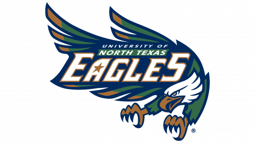 North Texas Mean Green Logo 1995