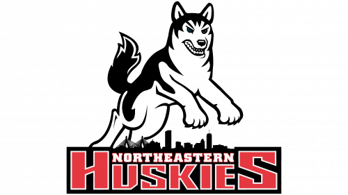 Northeastern Huskies Logo 2001