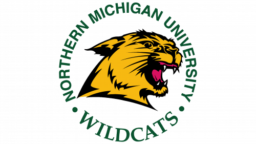 Northern Michigan Wildcats Logo 1993