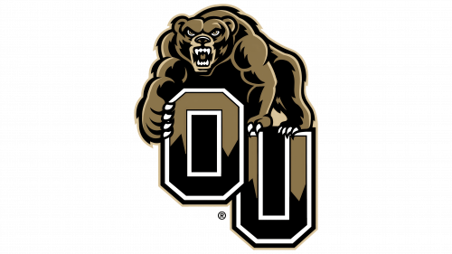 Oakland Golden Grizzlies Logo 1998