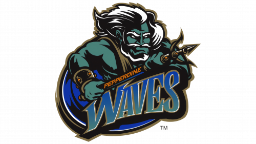 Pepperdine Waves Logo 1997