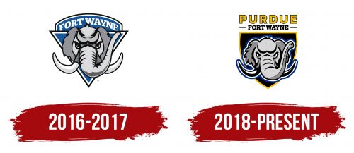 Purdue Fort Wayne Mastodons Logo History