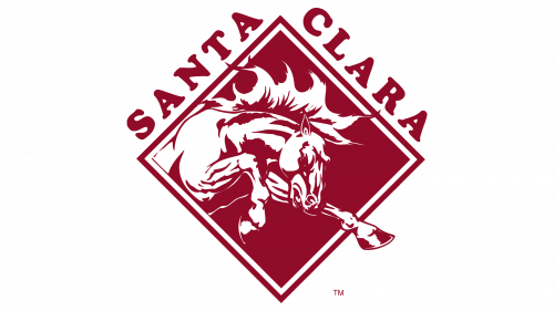 Santa Clara Broncos Logo 1988