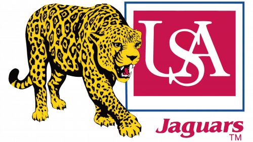 South Alabama Jaguars Logo 1985