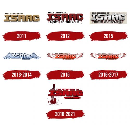 The Binding of Isaac Logo History