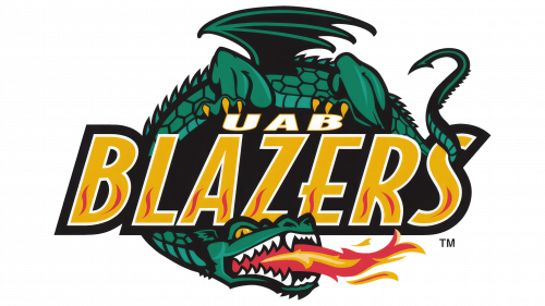 UAB Blazers Logo 1996