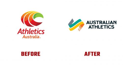 Australian Athletics Logo Evolution