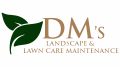 DM's Landscape and Lawn Care Maintenance Logo