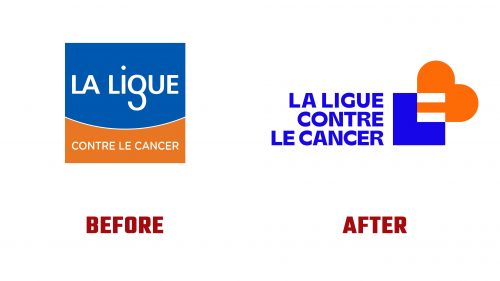 La Ligue contre le cancer Logo Evolution