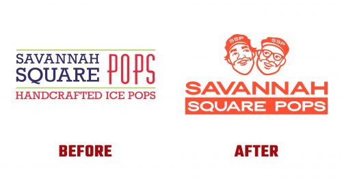 Savannah Square Pops Logo Evolution