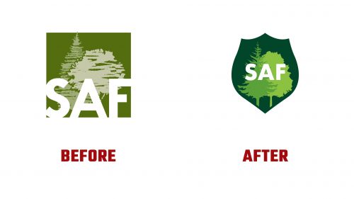 Society of American Foresters Logo Evolution