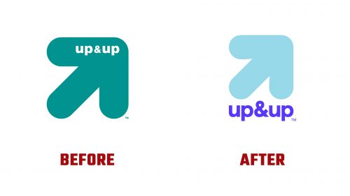 up&up Logo Evolution