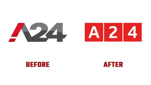 A24 Logo Evolution