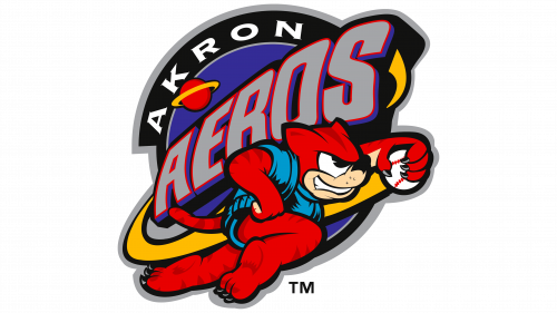 Akron Aeros Logo 1997