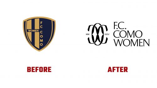 F.C. Como Women Logo Evolution
