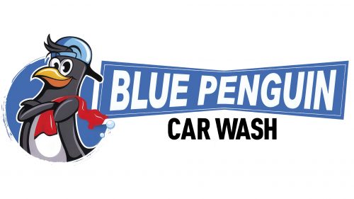 Logo Blue Penguin Car Wash
