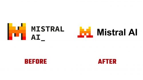 Mistral AI Logo Evolution