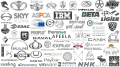 Most Famous Logos in Grey