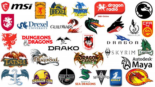 Most Famous Logos with Dragon