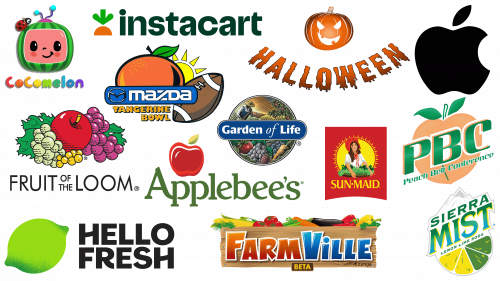 Most Famous Logos with Fruits and Vegetables