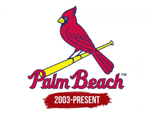 Palm Beach Cardinals Logo History