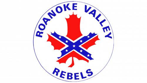 Roanoke Valley Rebels Logo 1989