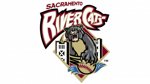 Sacramento River Cats Logo 2000