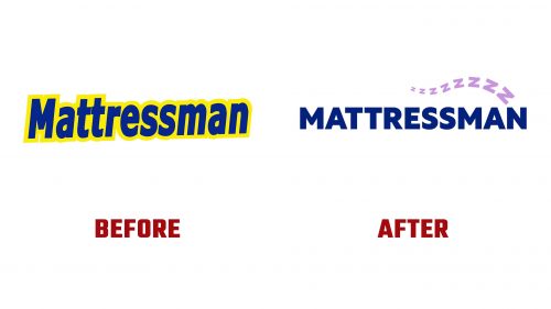 Mattressman Logo Evolution