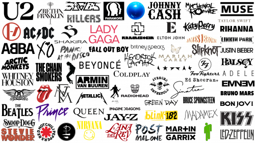 Most Famous Musicians and Bands Logos