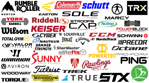 Most Popular American Brands and Logos of Sporting Goods and Equipment