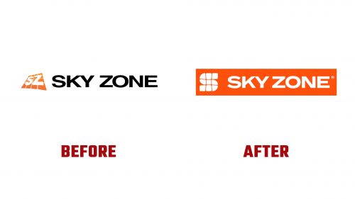 Sky Zone Logo Evolution