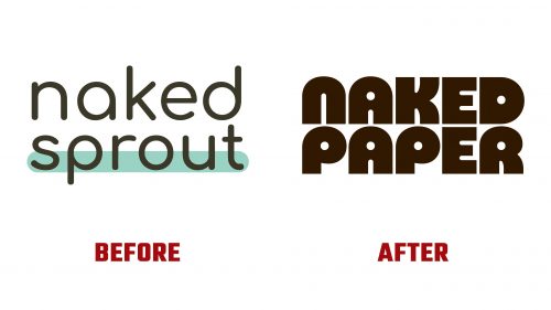 Naked Paper Logo Evolution
