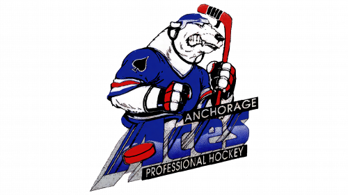 Anchorage Aces Logo 1996