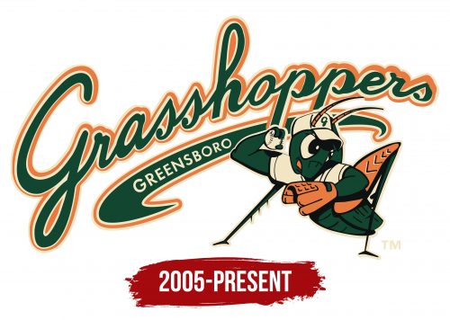 Greensboro Grasshoppers Logo History