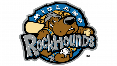 Midland RockHounds Logo 1999