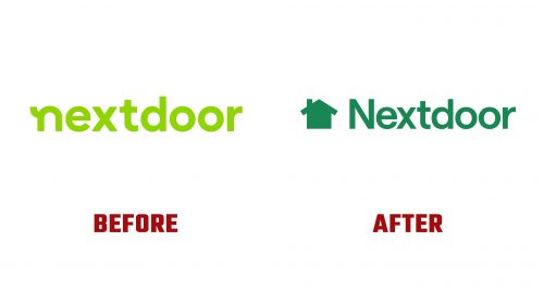 Nextdoor Logo Evolution