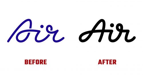 Air Logo Evolution