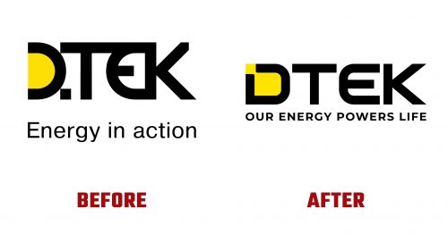 DTEK Logo Evolution