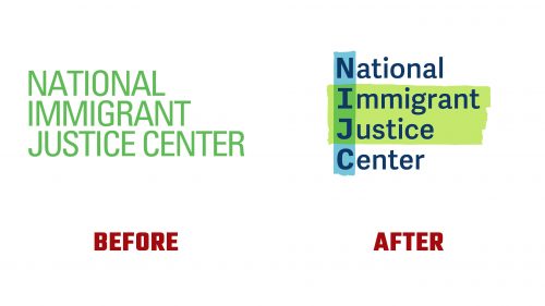 National Immigrant Justice Center Logo Evolution