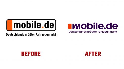mobile.de Logo Evolution