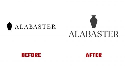 Alabaster Logo Evolution
